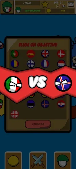 Скачать Countryballs Continental War последней версии — Безлимитные ресурсы и полная карта — скриншот 5 Скачать Countryballs Continental War последней версии — Безлимитные ресурсы и полная карта — скриншот 5