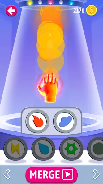 Elemental Gloves - Magic Power взломанный APK — Мощные стихийные перчатки без ограничений — скриншот 1