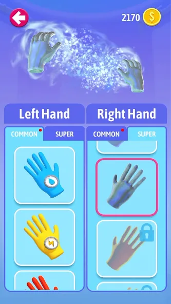 Elemental Gloves - Magic Power взломанный APK — Мощные стихийные перчатки без ограничений — скриншот 4