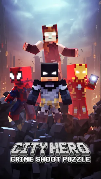 City Hero: Crime Shoot Puzzle — Безлимитные деньги и все уровни открыты, скачать мод APK — скриншот 1 City Hero: Crime Shoot Puzzle — Безлимитные деньги и все уровни открыты, скачать мод APK — скриншот 1