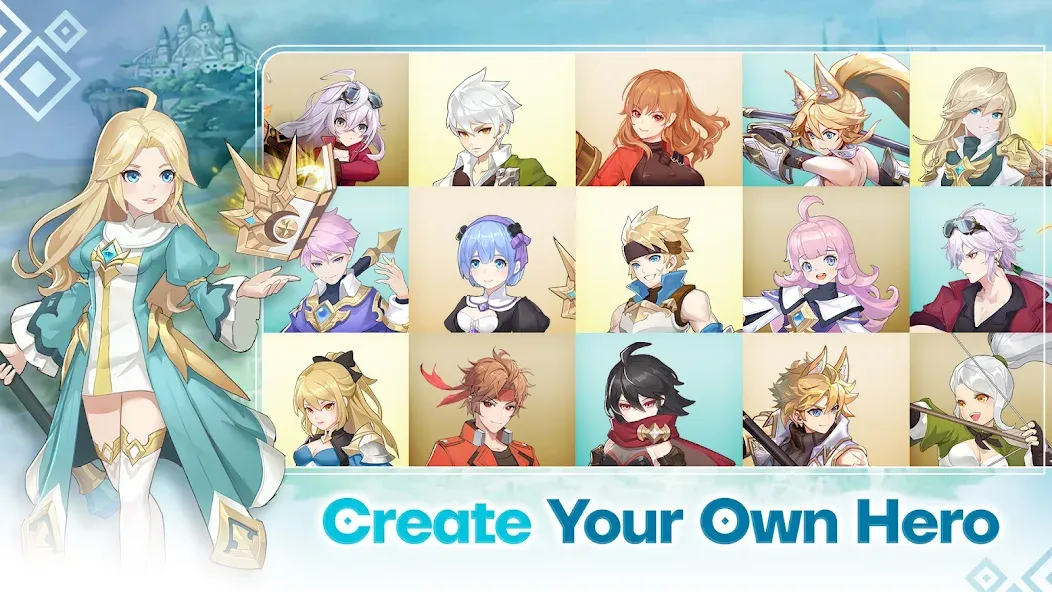 Guardians of Cloudia — Безлимитные ресурсы и премиум доступ, скачать мод APK — скриншот 2