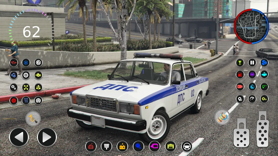 Скачать Police Car Riders: VAZ 2107 на Андроид с модом — Безлимитные деньги и топливо — скриншот 4 Скачать Police Car Riders: VAZ 2107 на Андроид с модом — Безлимитные деньги и топливо — скриншот 4