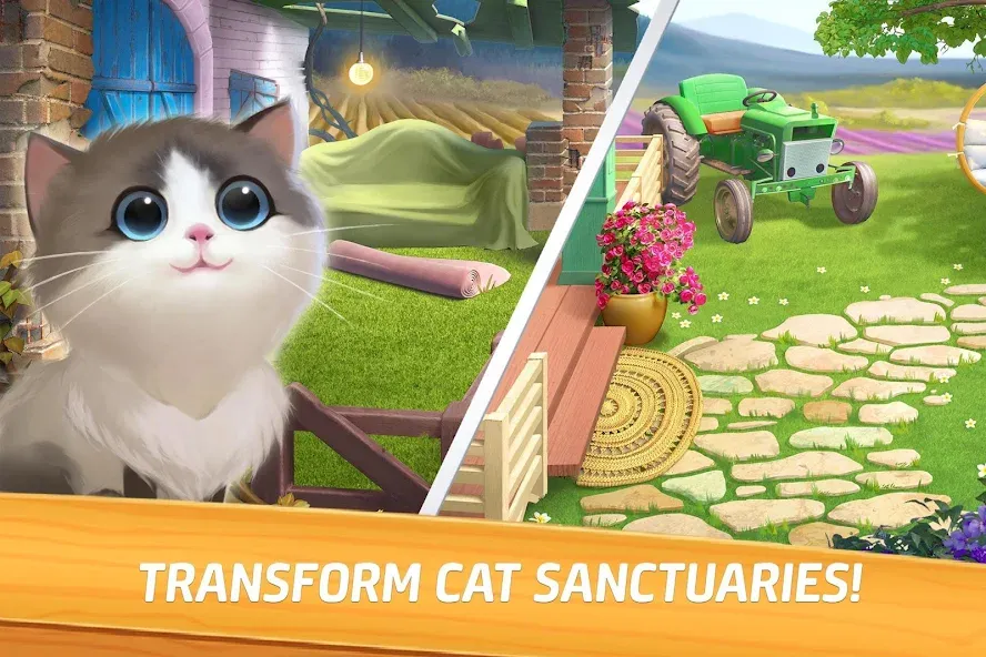 Скачать мод Meow Match — Безлимитные монеты и жизни — скриншот 2