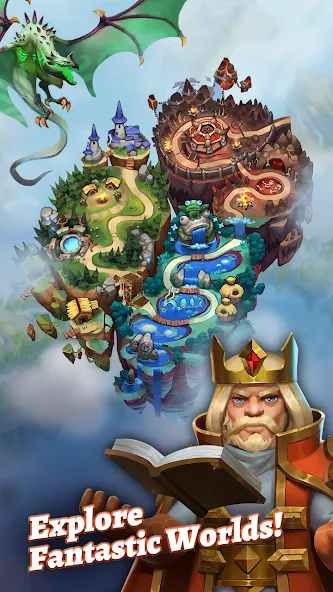 Dragon Strike: Puzzle RPG — скачать мод: Безлимитные ресурсы и усиленные драконы — скриншот 4 Dragon Strike: Puzzle RPG — скачать мод: Безлимитные ресурсы и усиленные драконы — скриншот 4