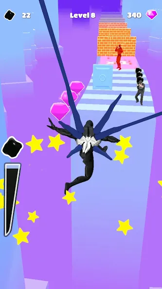 Symbiote Rush MOD APK скачать на Андроид — Безлимитные деньги и усиленные симбиоты — скриншот 3