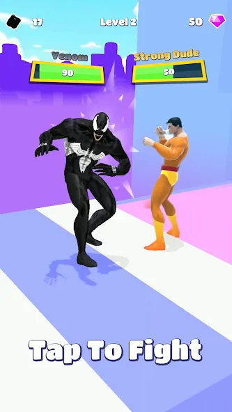 Symbiote Rush MOD APK скачать на Андроид — Безлимитные деньги и усиленные симбиоты — скриншот 4