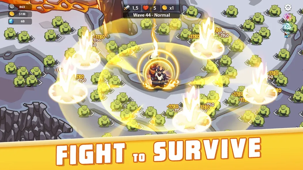 Empire Survivor: Idle Defense (Мод: Безлимитные ресурсы и усиленная защита) — скачать на Андроид — скриншот 5