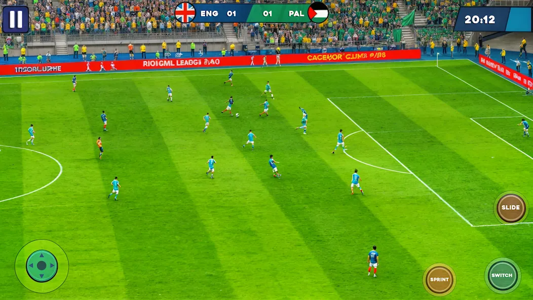 Soccer Games Football League — последняя версия с модом (Безлимитные деньги и все команды открыты) — скриншот 4