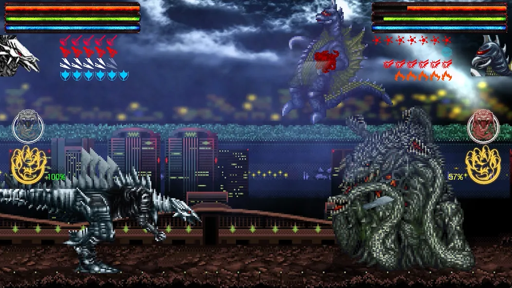 Godzilla: Omniverse на телефон — скачать мод: Безлимитные деньги и все монстры — скриншот 3 Godzilla: Omniverse на телефон — скачать мод: Безлимитные деньги и все монстры — скриншот 3