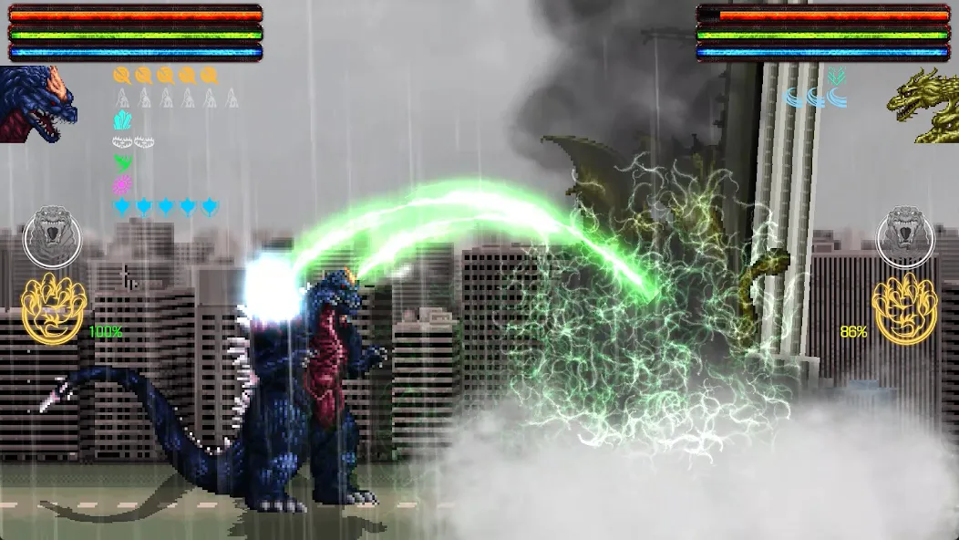 Godzilla: Omniverse на телефон — скачать мод: Безлимитные деньги и все монстры — скриншот 4 Godzilla: Omniverse на телефон — скачать мод: Безлимитные деньги и все монстры — скриншот 4