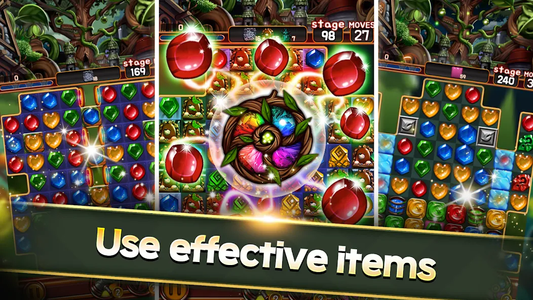 Мод Jewel Forest Village — Безлимитные монеты и жизни, скачать APK — скриншот 2