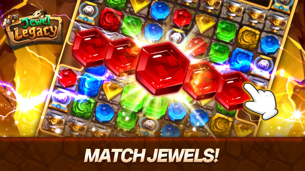 Jewel Legacy взломанный APK — Много бонусов и уровней — скриншот 2 Jewel Legacy взломанный APK — Много бонусов и уровней — скриншот 2