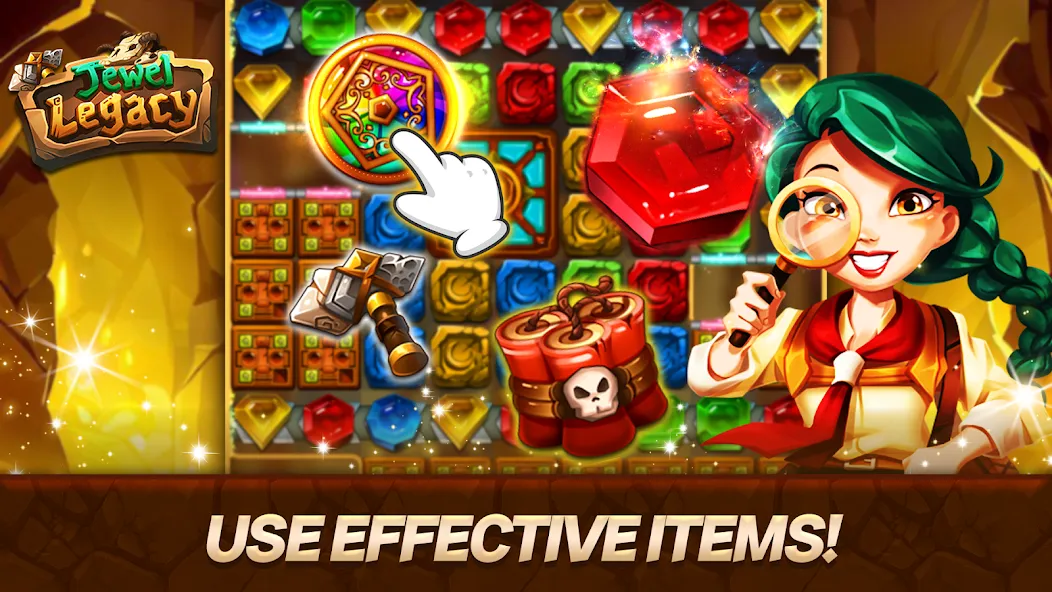 Jewel Legacy взломанный APK — Много бонусов и уровней — скриншот 3 Jewel Legacy взломанный APK — Много бонусов и уровней — скриншот 3
