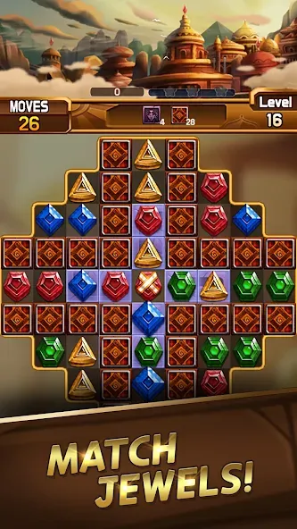 Fantastic Jewel Lost Kingdom взлом APK — Бесконечные жизни и подсказки — скриншот 4