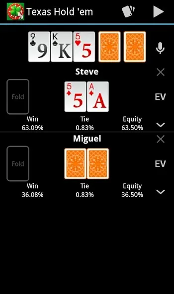 Скачать Poker Calculator последней версии — Точный расчёт покерных комбинаций — скриншот 1