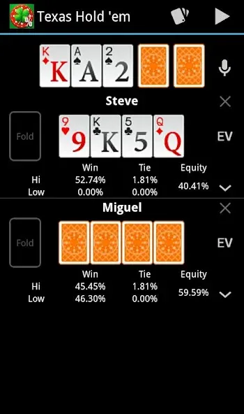 Скачать Poker Calculator последней версии — Точный расчёт покерных комбинаций — скриншот 3