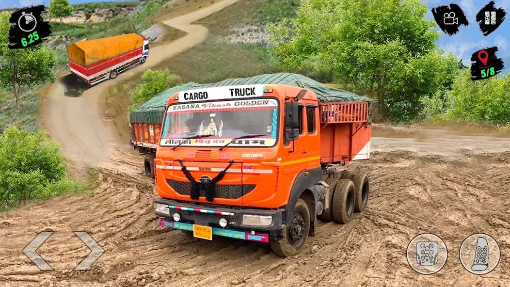 Cargo Truck Simulator Games 3D — Безлимитные деньги и топливо, скачать мод APK — скриншот 2