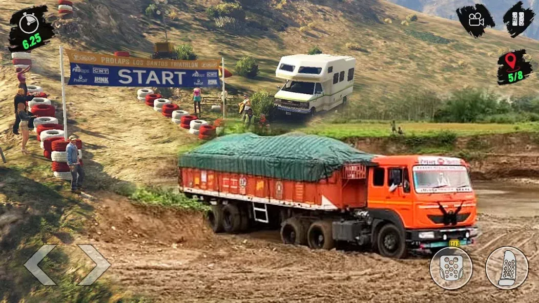 Cargo Truck Simulator Games 3D — Безлимитные деньги и топливо, скачать мод APK — скриншот 3