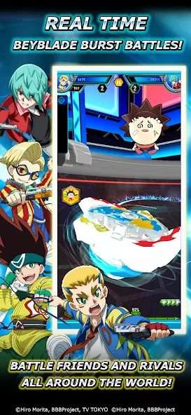 Скачать Beyblade Burst Rivals Mod APK — Безлимитные деньги и усиленные бейблейды — скриншот 2 Скачать Beyblade Burst Rivals Mod APK — Безлимитные деньги и усиленные бейблейды — скриншот 2
