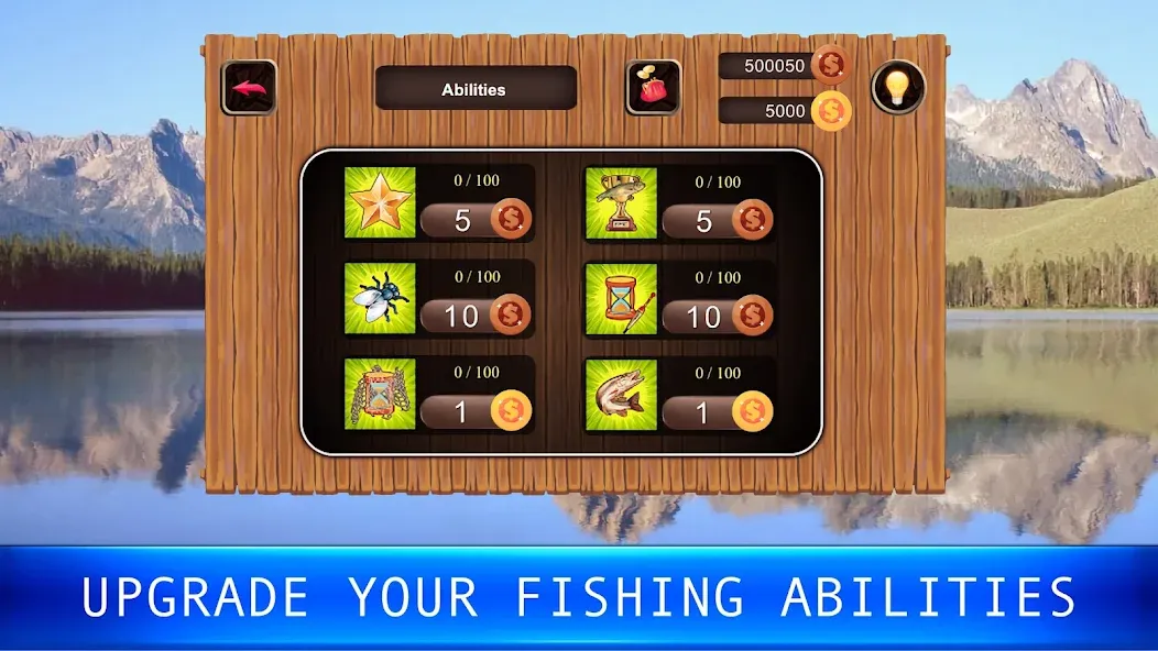 Fish rain: sport fishing — взломанная версия, Безлимитные деньги и редкие рыбы — скриншот 4