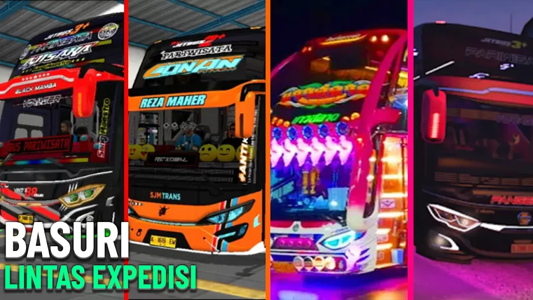 Bus Basuri Lintas Expedisi взломанный APK — Безлимитные деньги и все автобусы открыты — скриншот 1 Bus Basuri Lintas Expedisi взломанный APK — Безлимитные деньги и все автобусы открыты — скриншот 1