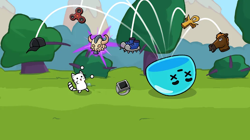 Stickman Cat Gun offline games мод на Андроид: Без рекламы и бесконечные патроны — скриншот 3