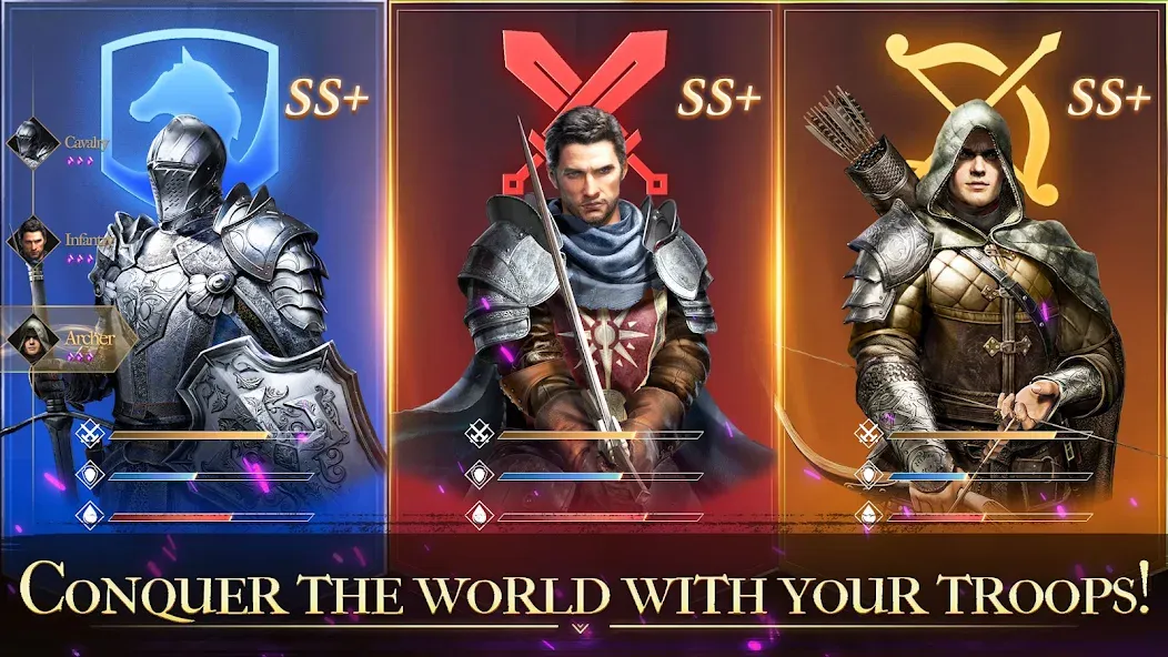 Rising: War for Dominion — Безлимитные ресурсы и усиленная армия, скачать мод APK — скриншот 2