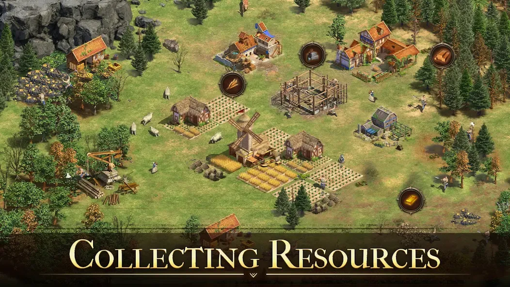 Rising: War for Dominion — Безлимитные ресурсы и усиленная армия, скачать мод APK — скриншот 3