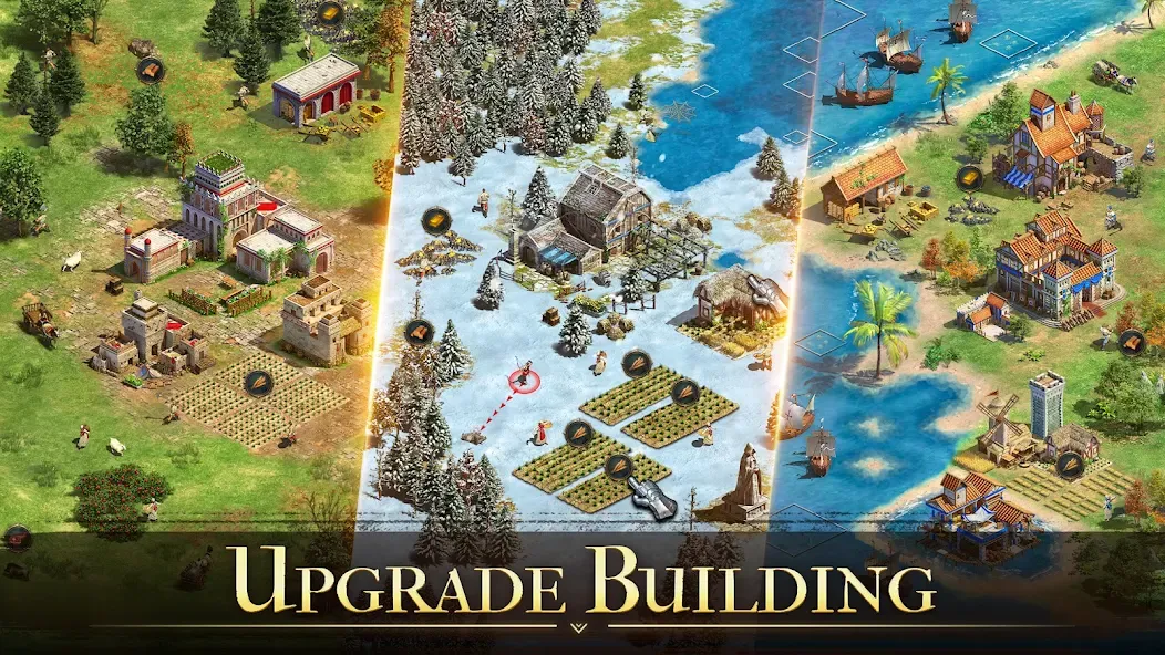 Rising: War for Dominion — Безлимитные ресурсы и усиленная армия, скачать мод APK — скриншот 4