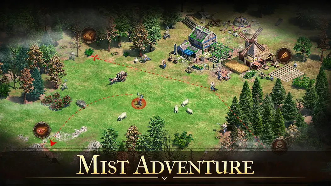 Rising: War for Dominion — Безлимитные ресурсы и усиленная армия, скачать мод APK — скриншот 5