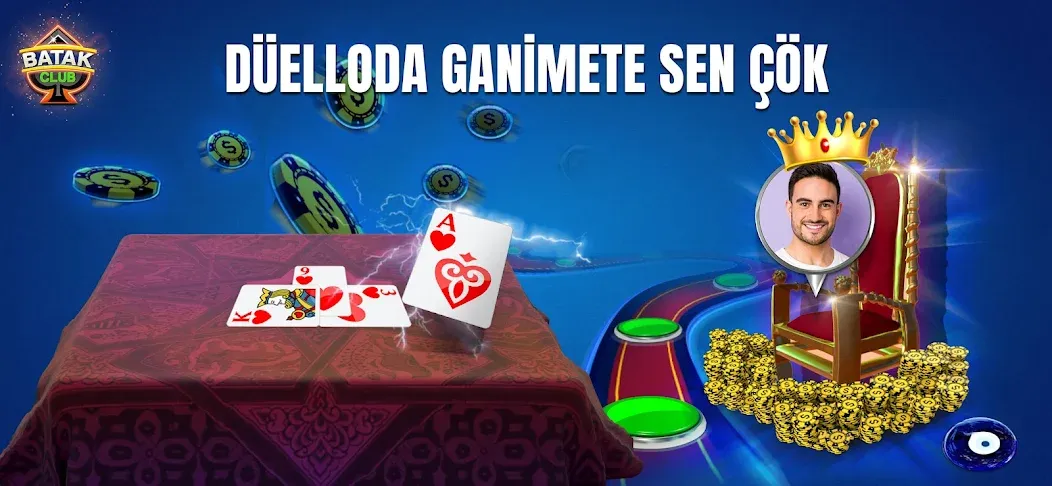 Скачать мод Batak Club - Play Spades — Безлимитные монеты и подсказки — скриншот 3 Скачать мод Batak Club - Play Spades — Безлимитные монеты и подсказки — скриншот 3