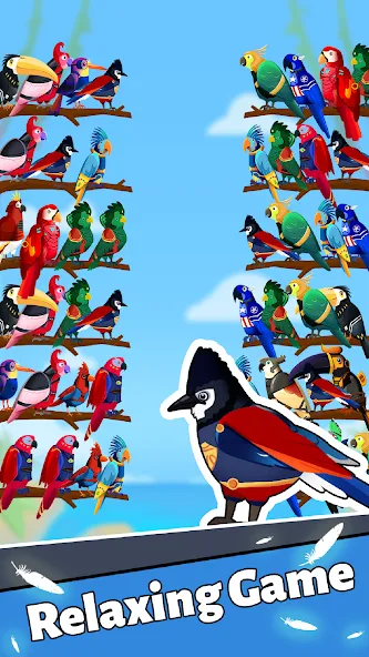 Bird Puzzle - Color Game взлом на Андроид — Без рекламы и все уровни открыты — скриншот 5 Bird Puzzle - Color Game взлом на Андроид — Без рекламы и все уровни открыты — скриншот 5