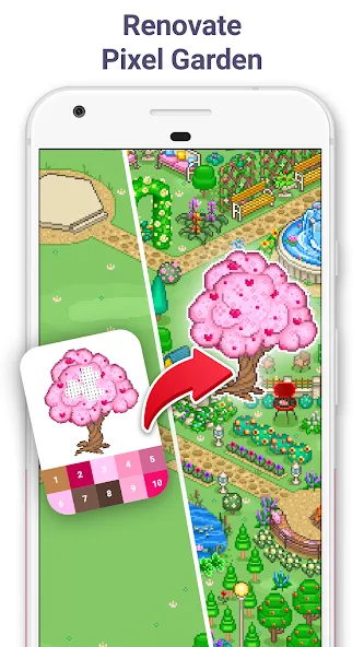 Скачать Pixel Art - Color by Number — Разблокированы все пиксельные рисунки — скриншот 4