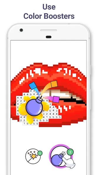 Скачать Pixel Art - Color by Number — Разблокированы все пиксельные рисунки — скриншот 5