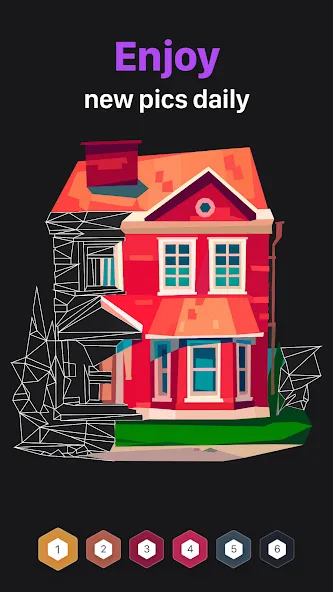 Скачать Polygon - Art Coloring Book бесплатно — Открыты все раскраски и подсказки — скриншот 3 Скачать Polygon - Art Coloring Book бесплатно — Открыты все раскраски и подсказки — скриншот 3