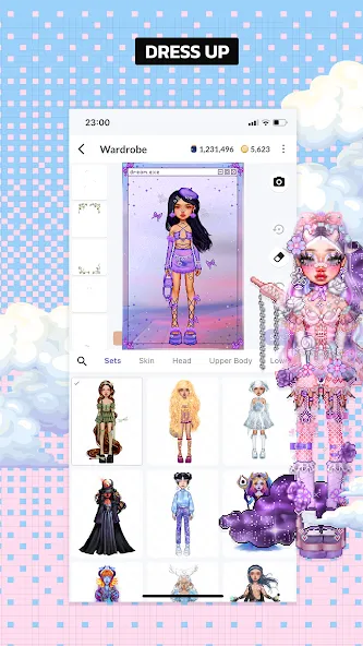 Скачать Everskies: Virtual Dress up последней версии — Безлимитные деньги и одежда разблокирована — скриншот 2
