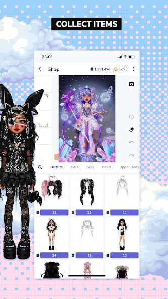 Скачать Everskies: Virtual Dress up последней версии — Безлимитные деньги и одежда разблокирована — скриншот 5