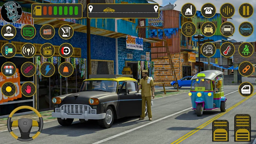 Скачать Indian Taxi Simulator car Game последней версии — Безлимитные деньги и все машины открыты — скриншот 1