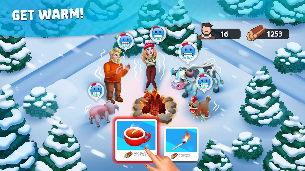 Harvest Land MOD APK: Безлимитные монеты и ускоренное строительство — скриншот 4