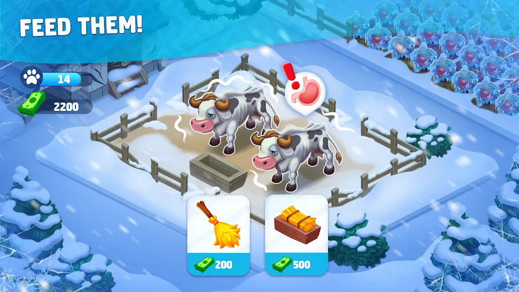 Harvest Land MOD APK: Безлимитные монеты и ускоренное строительство — скриншот 5
