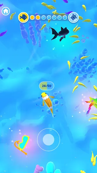 Evolution Merge - Eat and Grow — Безлимитные деньги и все существа открыты, скачать мод APK — скриншот 4