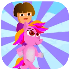 Скачать Dora Riding Pony Escape Jungle Mod APK — Безлимитные монеты и все уровни