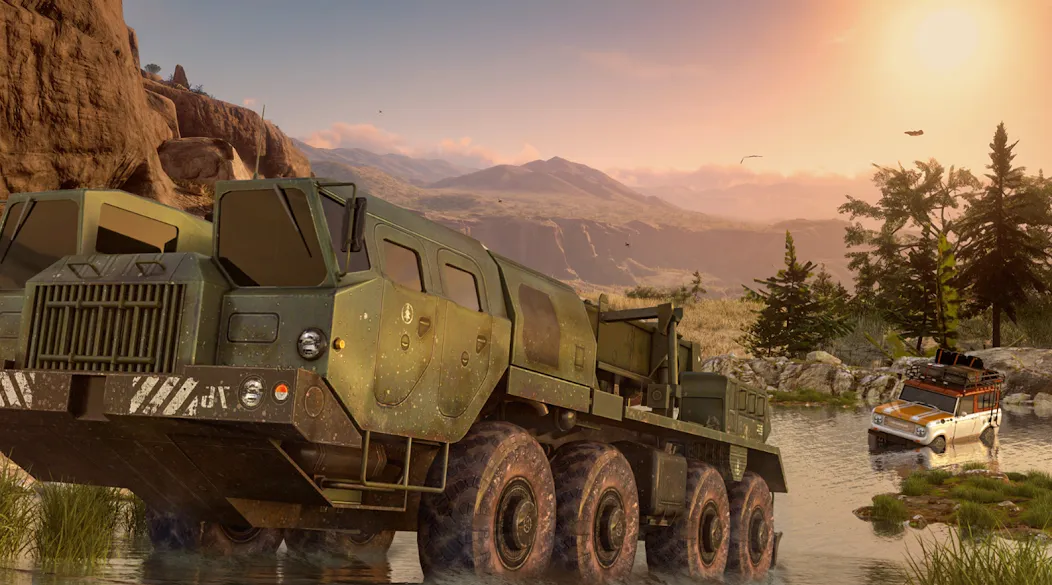 Offroad Mud Truck Driving Sim взлом APK — Безлимитные деньги и всё открыто — скриншот 1 Offroad Mud Truck Driving Sim взлом APK — Безлимитные деньги и всё открыто — скриншот 1