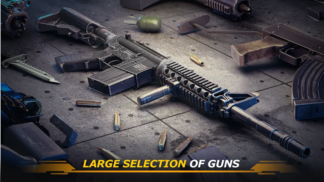 Code of War:Gun Shooting Games мод на Андроид: Безлимитные деньги и патроны — скриншот 3 Code of War:Gun Shooting Games мод на Андроид: Безлимитные деньги и патроны — скриншот 3