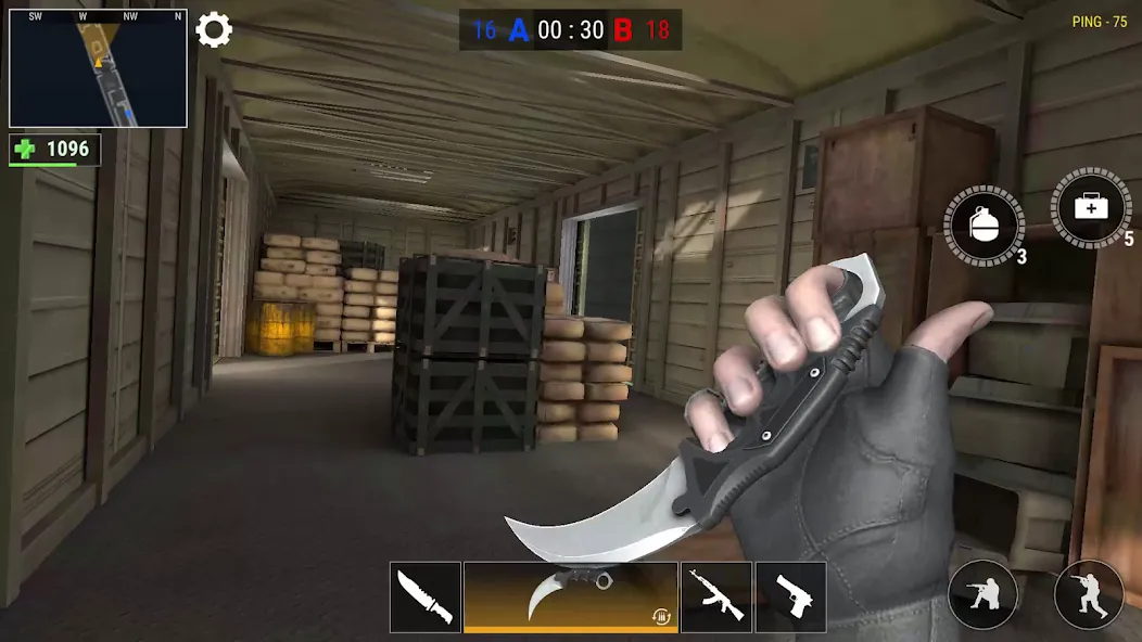 Скачать мод Modern Gun: Shooting War Games — Безлимитные деньги и оружие — скриншот 2