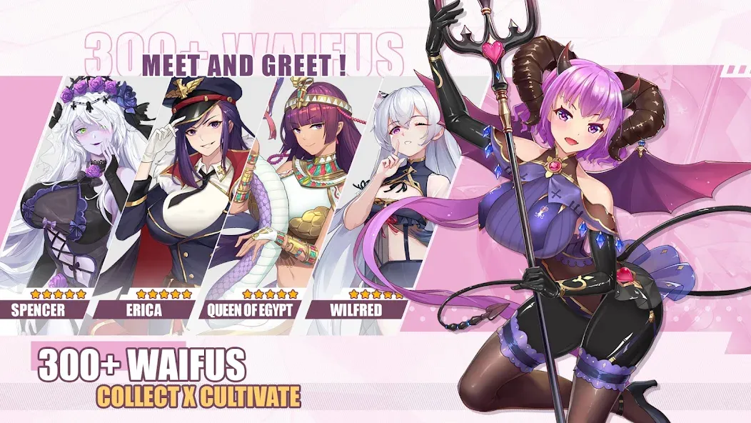Скачать Lost in Paradise:Waifu Connect на Андроид с модом — Безлимитные ресурсы и алмазы — скриншот 2
