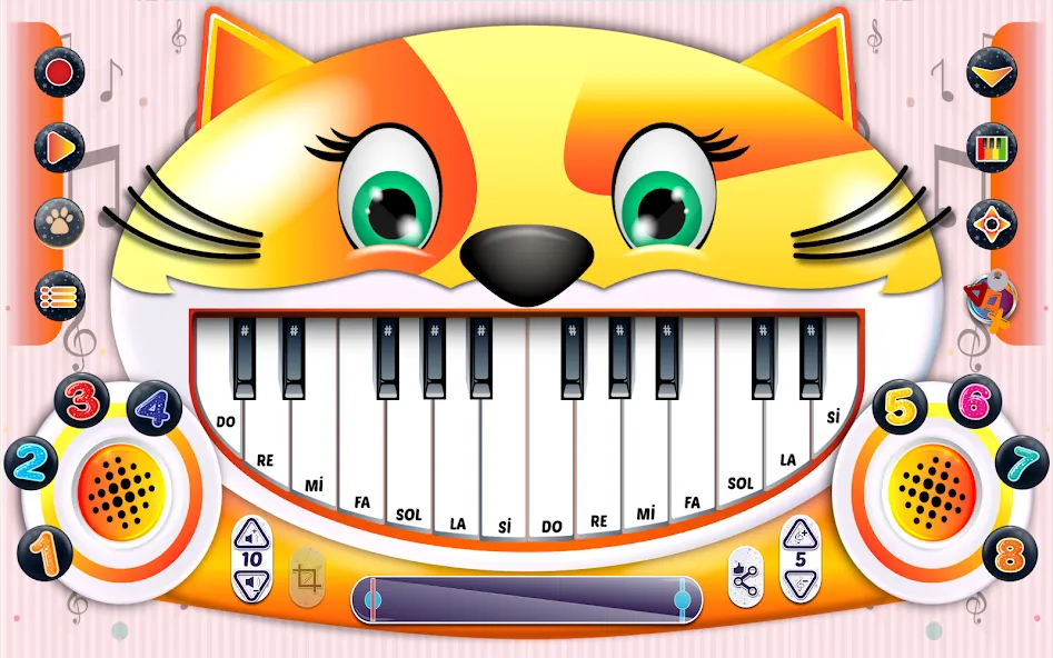 Meow Music - Sound Cat Piano — последняя версия с модом (Без рекламы и все ноты открыты) — скриншот 1 Meow Music - Sound Cat Piano — последняя версия с модом (Без рекламы и все ноты открыты) — скриншот 1
