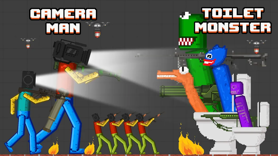 Monster Playground (Мод: Безлимитные деньги и открыты все уровни) — скачать на Андроид — скриншот 1