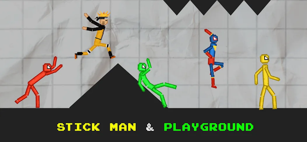 Stickman Playground взлом на Андроид — Безлимитные монеты и разблокированы уровни — скриншот 3 Stickman Playground взлом на Андроид — Безлимитные монеты и разблокированы уровни — скриншот 3