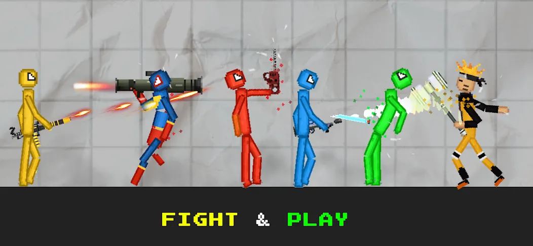 Stickman Playground взлом на Андроид — Безлимитные монеты и разблокированы уровни — скриншот 4 Stickman Playground взлом на Андроид — Безлимитные монеты и разблокированы уровни — скриншот 4